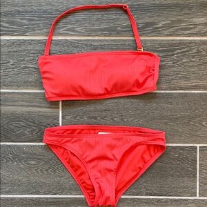 Kids Red Swimwear Set